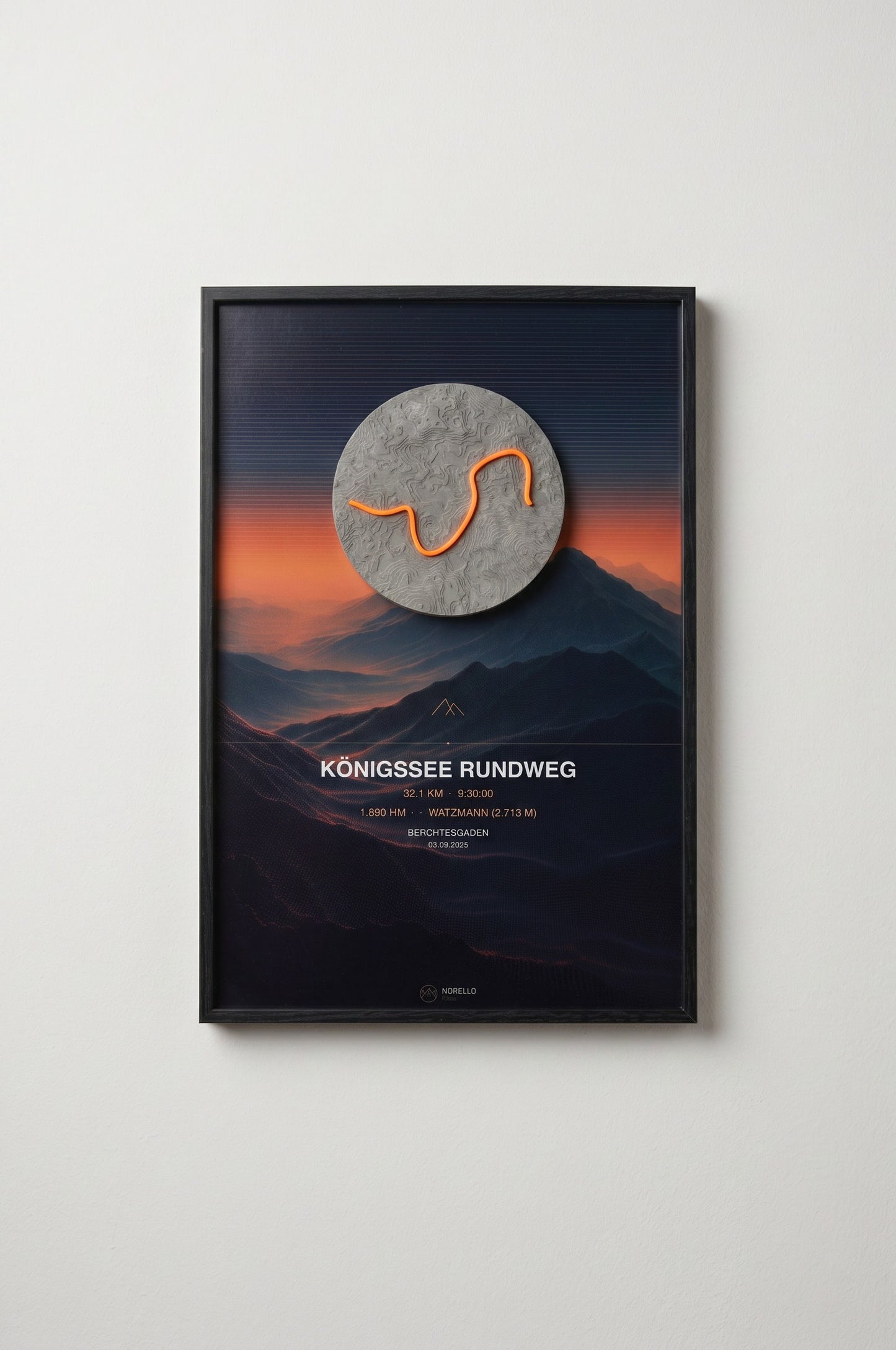 Norello Trace PULSE Design — leuchtende Route, dynamisch